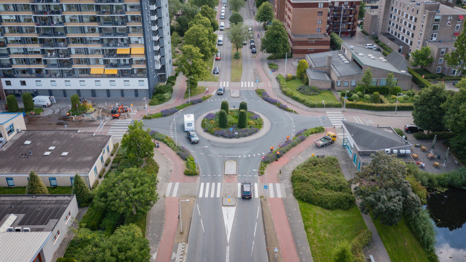 Rotonde lijsterweg thorbeckelaan